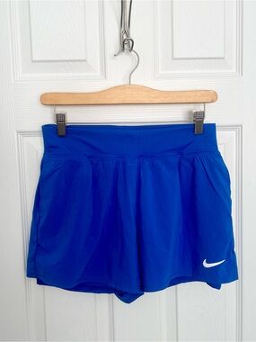 Nike Blue Performance Running Shorts with Built-In Brief